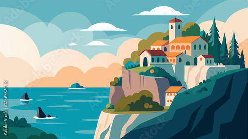 A hidden gem nestled on the cliffside this town offers a peaceful escape from the hustle and bustle of everyday life. Explore the charming streets and take in the stunning coastal