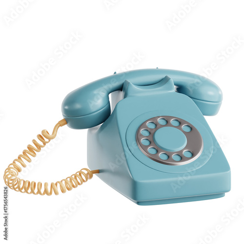 Illustration of a Rotary Telephone