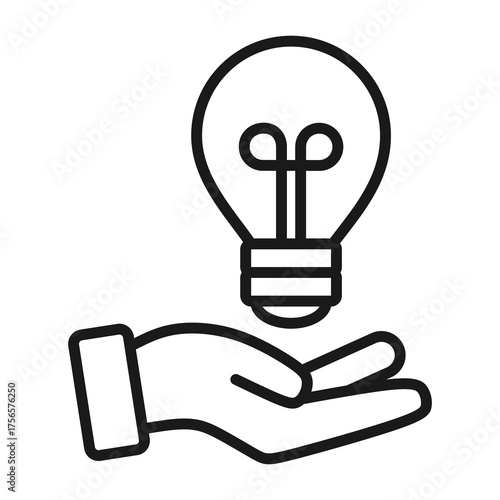 Solution Simple Icon Vector Illustration Concept