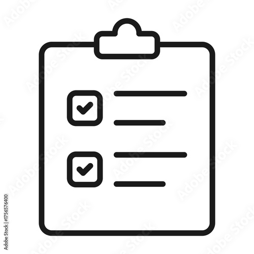 Assessment Simple Icon Vector Illustration Concept