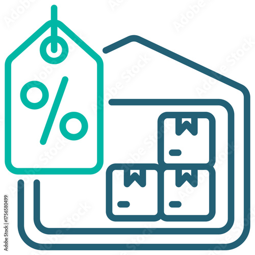 Wholesale Outline Blue Icon