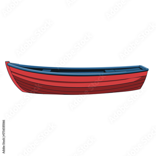 Vector illustration of simple peddle toy boat isolated design perfect for kids nautical theme toy concept decoration or childhood playroom artwork