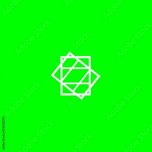 Green screen loading, icon process, icon, loading process symbol, unique, animation