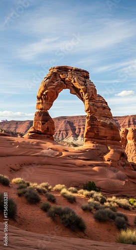 Delicate Arch in Arches National Park, Utah, USA.