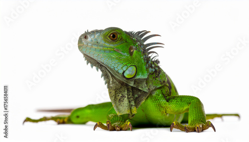 Wallpaper Mural iguana on white background Torontodigital.ca