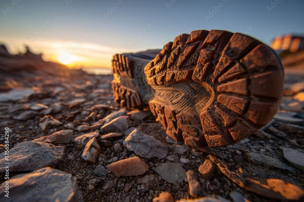 Obraz premium Endurance lifestyle concept, copy-ready composition.