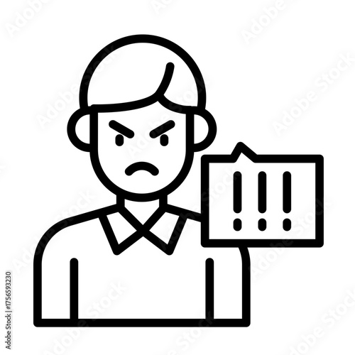 Customer Checklist Review  Icon Element For Design	
