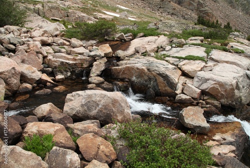 An alpine creek in Beartooth Mountains, Montana