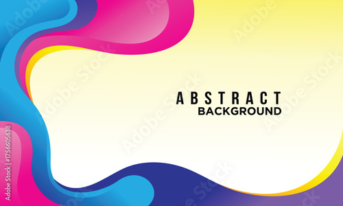 abstract colorful background with waves. modern abstract background