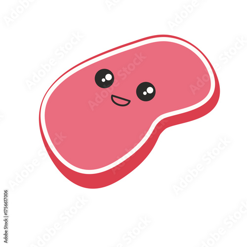 Cute Cartoon Steak