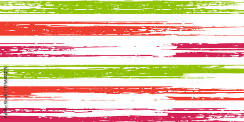 Watercolor grunge brush stroke stripes lines vector seamless pattern. Endless  creative background ornament. Ink texture watercolor paintbrush stripes fabric print design. Summer pattern.
