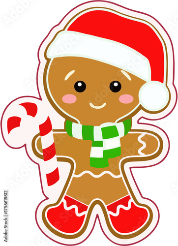 Cutee Gingerbreadd Mann withh...