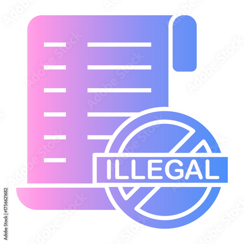 illegal Gradient icon