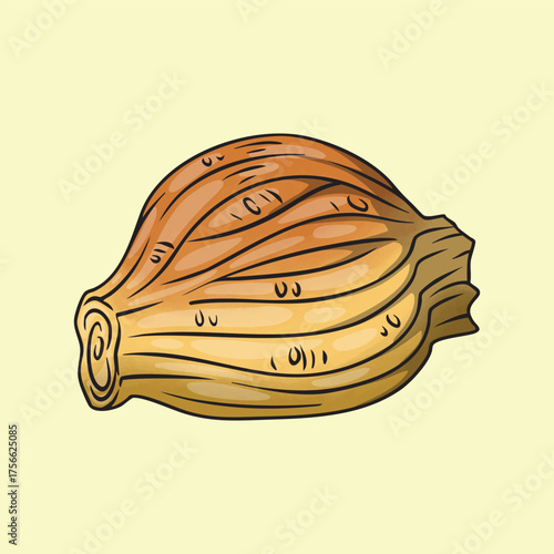 Handdrawn Midye Baklava Illustration