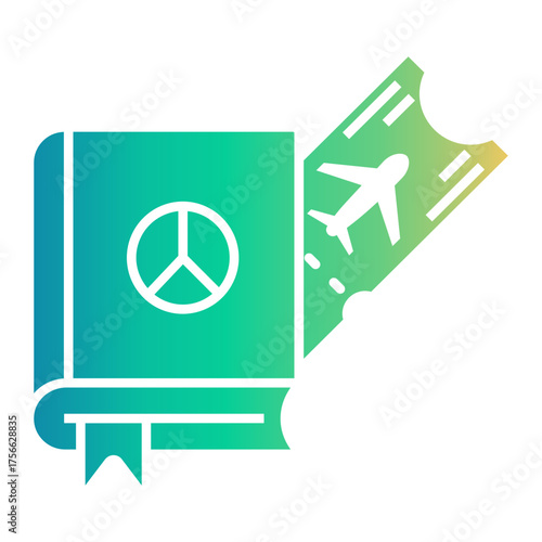 book Gradient icon