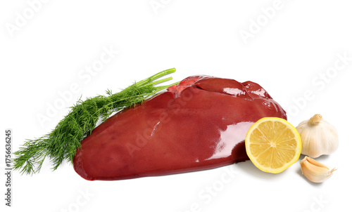 Raw liver with dill, garlic...