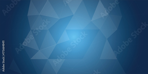Dark BLUE vector shining triangular template. Glitter abstract illustration with an elegant design. Brand-new design for your business.