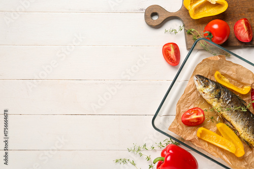 Baking dish with delicious ...