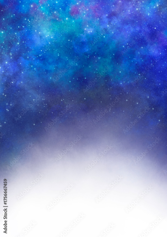 Fototapeta premium 星空の透過フレーム