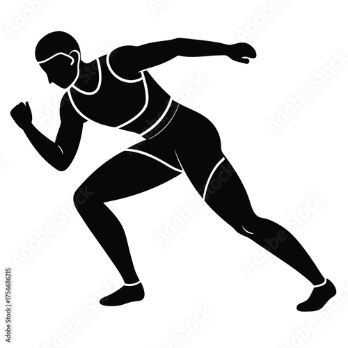 person performing hiit exercise  dynamic vector s