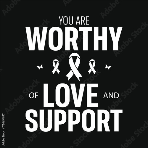 Mental health awareness Mental health matters hope green ribbon october 10th mental health month you are stronger typography graphics tshirt design
