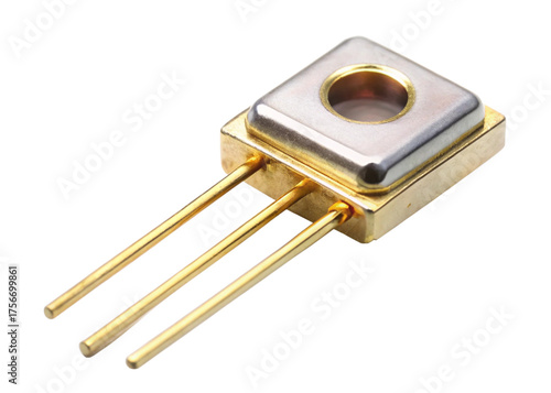 Photodiode isolated on white background
