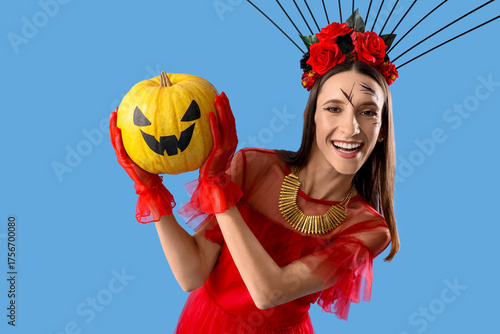 Beautiful young happy woman...