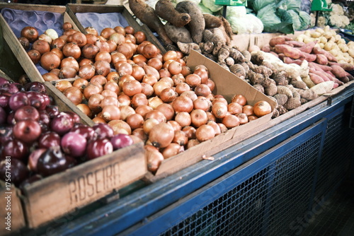 vegetables at the market