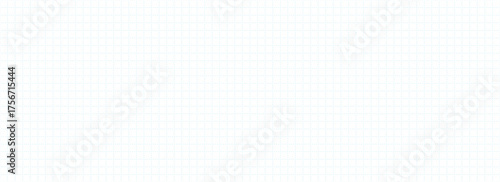 Planer page with blue dotted square grid. Seamless checkered paper pattern. Simple squared graph texture. Bullet journal notebook background. School math lined sheet wallpaper. Vector
