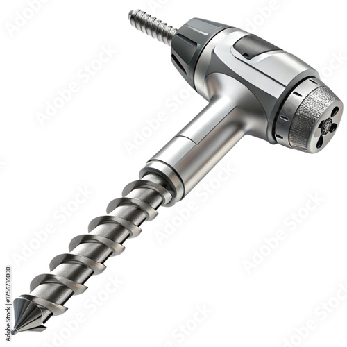 Precision auger drill, industrial engineering marvel for advanced projects, showcasing innovation and modern design, perfect for manufacturing and construction