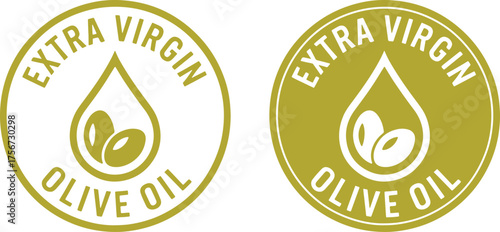 Extra virgin olive oil label product quality food cooking healthy organic premium
