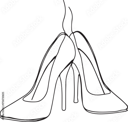 fashion footwear, high heels, women shoes, stylish design, elegance art, shoe vector, fashionable heels, modern footwear, classy style, fashion symbol