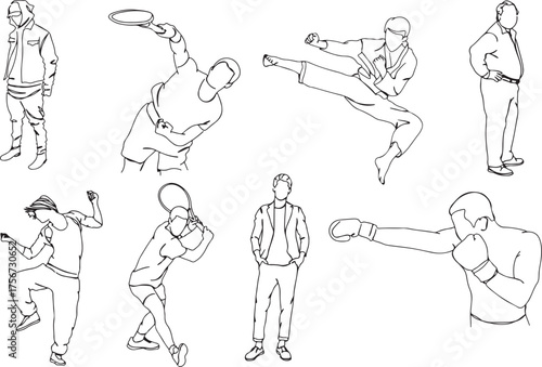 martial arts illustration, karate fight sketch, taekwondo action drawing, professional fighters art, kung fu movement vector, self defense design, kickboxing fighter artwork, athlete training art, spo