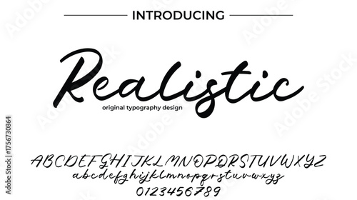Realistic - Elegant Script Font for Smooth Handwritten Design and Creative Typography