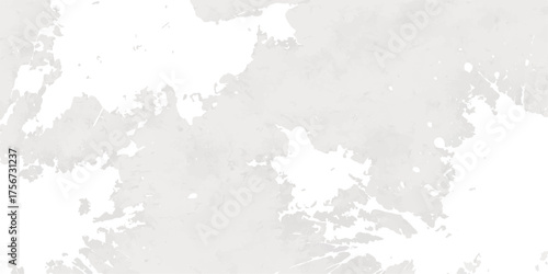 Abstract gray grunge texture background with white paint splatters for design and copy space