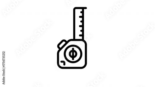 Animated Measuring Tape Tool