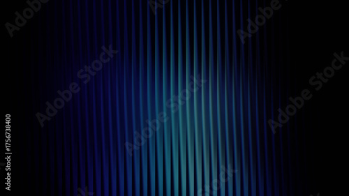 A mesmerizing display of vertical lines in shades of blue, creating a captivating and modern abstract background with a sense of depth and rhythm