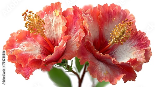 Fresh hibiscus garden beauty high resolution picture