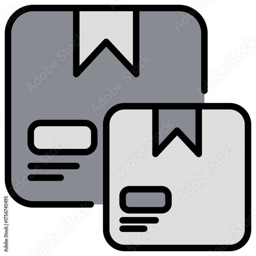 Product Grey Icon Editable Stroke