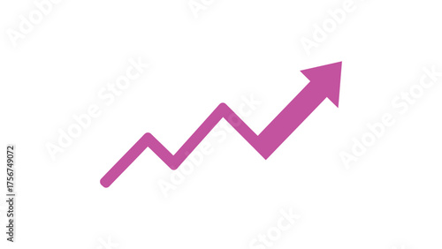 Flat vector  of tiny marketing symbols pointing upward  symbolizes direction, growth, and brand strategy.”