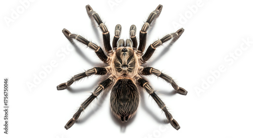 Wallpaper Mural Tarantula arachnid arthropod on white background Torontodigital.ca