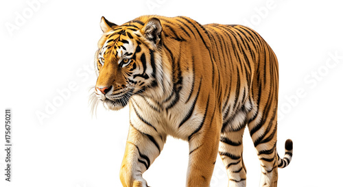 Wallpaper Mural Tiger walking with transparent background Torontodigital.ca