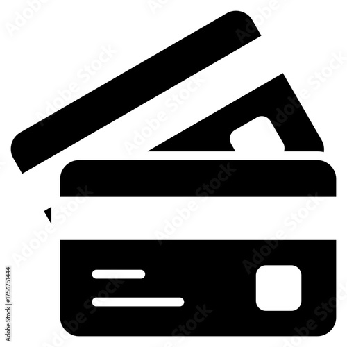 Card Glyph Black Icon