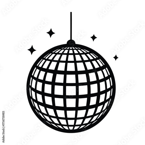 globe with disco ball