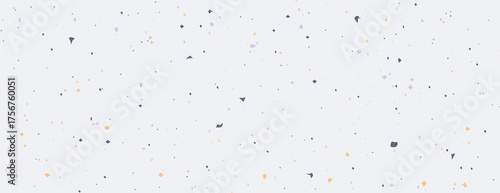 Speckle Terrazzo pattern. Granite stone texture. Abstract background for interior design, wallpaper, stoneware, wrapper paper. Vintage vector illustration.