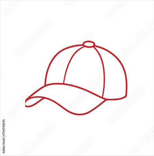 Sport Cap Design Vector Illustration
