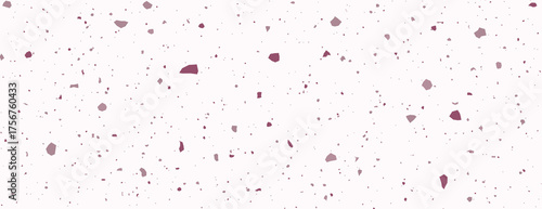 Speckle Terrazzo background. Mosaic floor surface. Vintage venetian stone material. Abstract grunge monochrome wallpaper. Retro Vector illustration.
