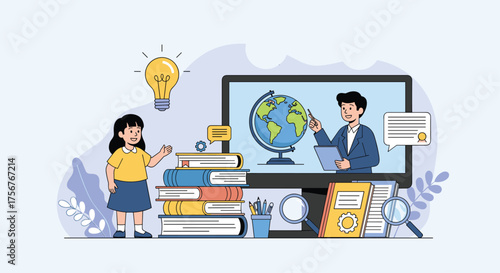 Online learning platform connecting students teachers and educational resources.
