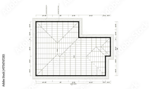 Lightweight Steel Trusses Plan To 2 Story House