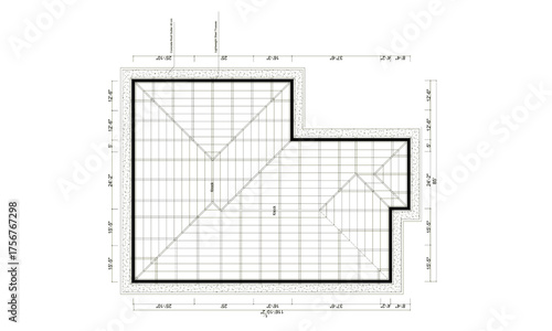 Lightweight Steel Trusses Plan To 2 Story House